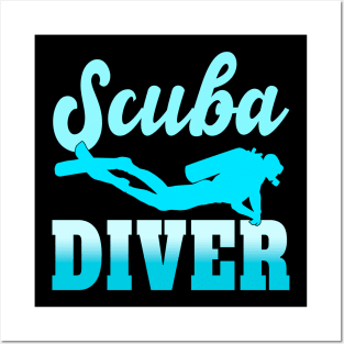 Scuba Diving Scuba Diver Posters and Art